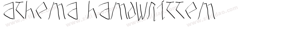 Athena Handwritten字体转换